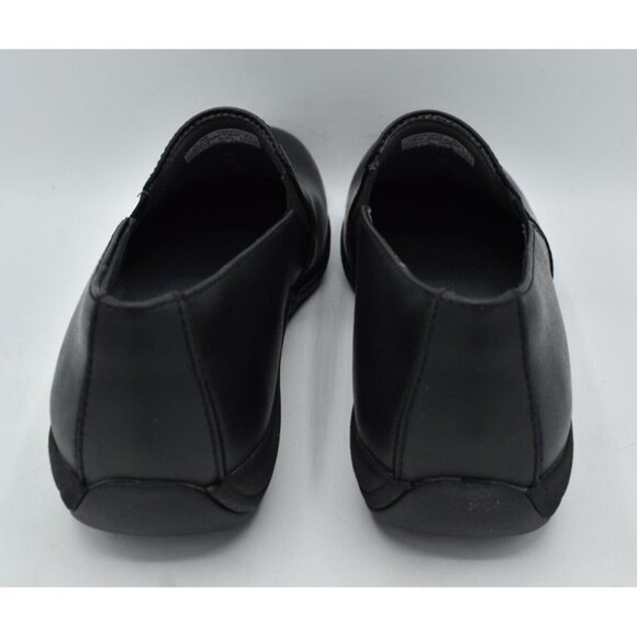 Dansko Womens EU 40 US 9.5-10 Nora Black Leather Slip On Loafers Shoes Clogs - Picture 6 of 11